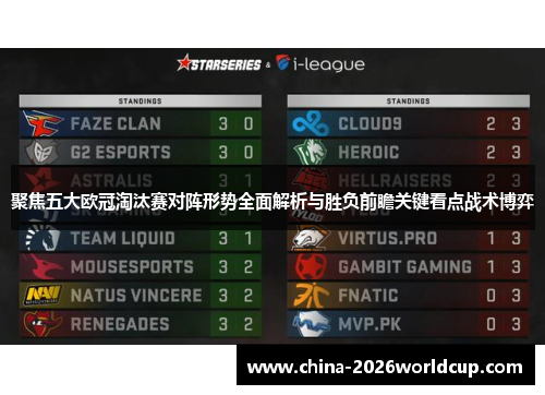 聚焦五大欧冠淘汰赛对阵形势全面解析与胜负前瞻关键看点战术博弈